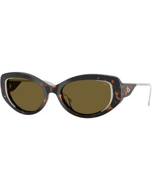 DIESEL Dl2001Mu 711/73 Sunglasses Acetate Round Normal - Black