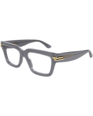 Bottega Veneta Bv1324O 005 Optical Frames Acetate Transparent Squared - Black