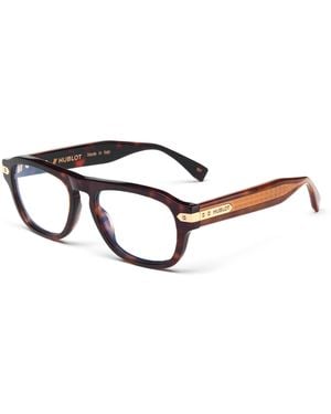 Hublot H049O 092.120 Optical Frames Acetate Round - Brown