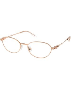 Swarovski Sk1043 4014 Optical Frames Metal Transparent Round Normal - Black