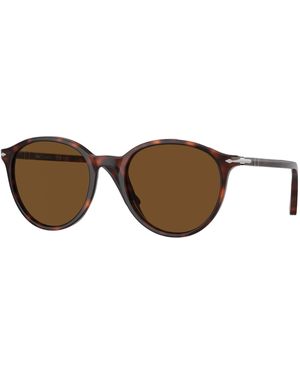 Persol Po3350S 24/57 Sunglasses Acetate Pantos Polarized - Black
