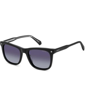 Polaroid Pld 4167/S/X 807/Wj Sunglasses Acetate Squared Polarized Shaded - Black