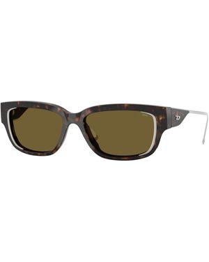 DIESEL Dl2002Mu 713/73 Sunglasses Acetate Squared Normal - Black