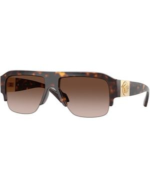 Versace Ve4525U 108/13 Sunglasses Injected Pilot Normal Nuanced - Black