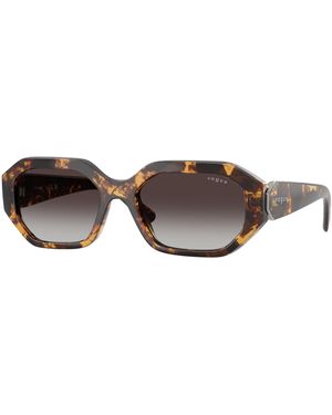 Vogue Eyewear Vo5675S 31798G Sunglasses Nylon Geometric Normal Nuanced - Black