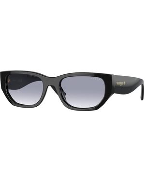 Vogue Eyewear Vo5586S W44/79 Sunglasses Acetate Squared Normal Shaded - Black