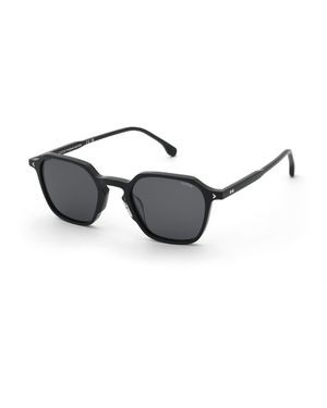 Lozza Sl4429 Capalbio 4 700K Sunglasses Acetate Smoke Geometric Normal - Black