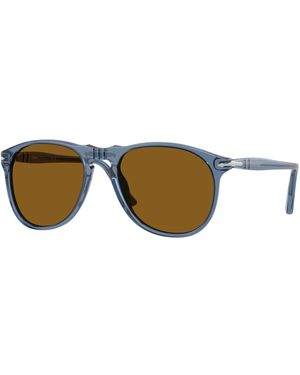 Persol Po9649S 121833 Sunglasses Acetate Marrone Pilot Normal - Black