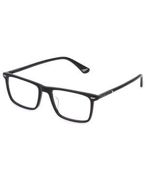 Police Vplq68 New Crossroads 1 700 Optical Frames Acetate Squared - Black