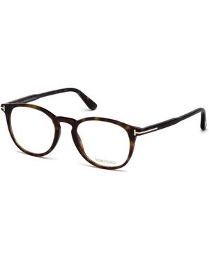 Tom Ford Ft5401 052 Optical Frames Acetate Round Normal - Black