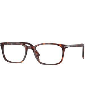 Persol Po3189V 24 Optical Frames Acetate Transparent Squared Normal - Black