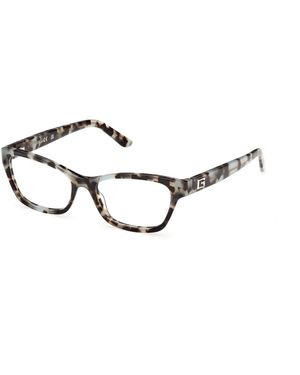 Guess Gu50353 086 Optical Frames Acetate Squared Normal - Black