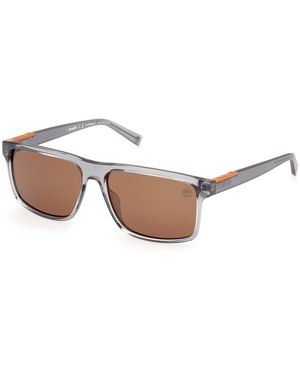 Timberland Tb00006 20H Sunglasses Injected Squared Polarized - Black