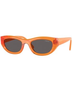 Vogue Eyewear Vo5616S 318287 Sunglasses Nylon Cat Eye Normal - Black