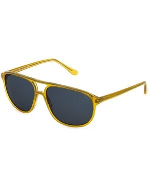 Lozza Sl1827Z Zilo Sport 01Ag Sunglasses Acetate Squared Normal - Black