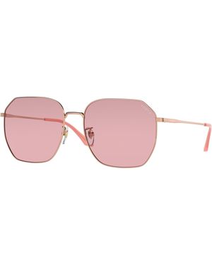 Vogue Eyewear Vo4215Sd 515284 Sunglasses Metal Geometric Normal - Black