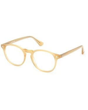 Web We5387 041 Optical Frames Acetate Round Normal - Black
