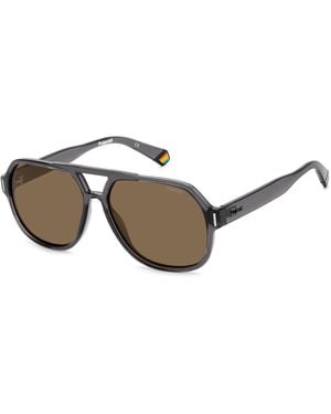 Polaroid Pld 6193/S Kb7/Sp Sunglasses Plastic Pilot Polarized - Black