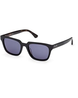 Web We0391 05V Sunglasses Acetate Squared Normal - Black