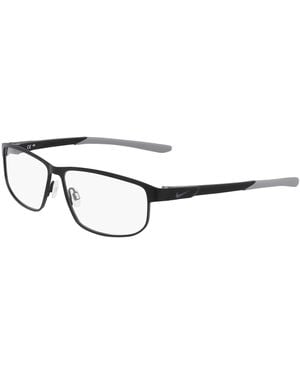Nike 8157 001 Optical Frames Metal Squared Normal - Black