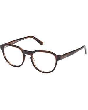 Timberland Tb50032 048 Optical Frames Acetate Round Normal - Black