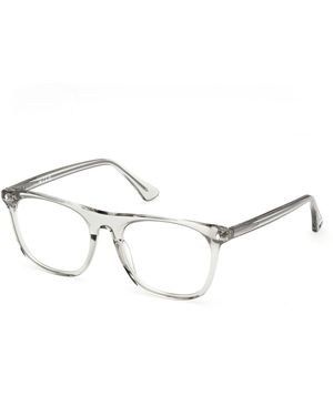 Web We5462 093 Optical Frames Acetate Squared Normal - Black