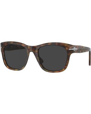 Persol Po3313S 108/48 Sunglasses Acetate Squared Polarized - Black