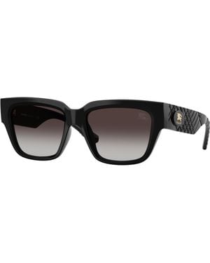 Burberry Be4506U 30018G Sunglasses Injected Squared Normal Nuanced - Black