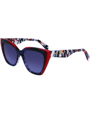 Liu Jo Lj784S 435 Sunglasses Acetate Butterfly Normal Shaded - Black