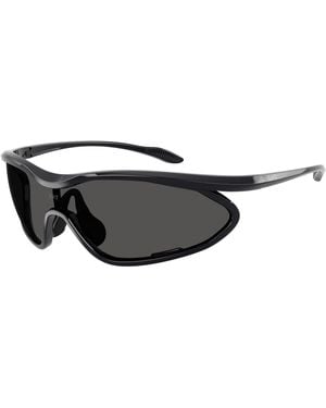 Moncler Q74013 644087 Sunglasses Injected Geometric Normal - Black