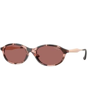 Vogue Eyewear Vo5625S 319969 Sunglasses Nylon Round Normal - Black