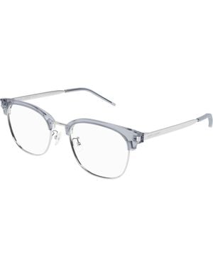 Saint Laurent Sl 649/F 003 Optical Frames Acetate Transparent Squared - Black