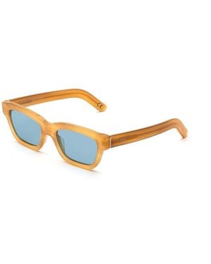 Retrosuperfuture 6Pm Milano Bagutta Sunglasses Acetate Light Squared - Yellow