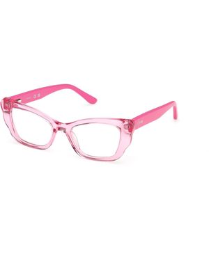 Guess Gu50264 075 Optical Frames Acetate Squared Normal - Black