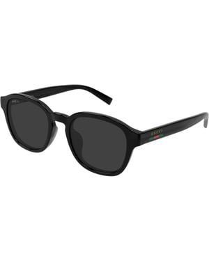Gucci Gg2109Sk 001 Sunglasses Injected Round - Black