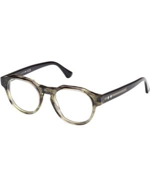 Web We5421 098 Optical Frames Acetate Round Normal - Black