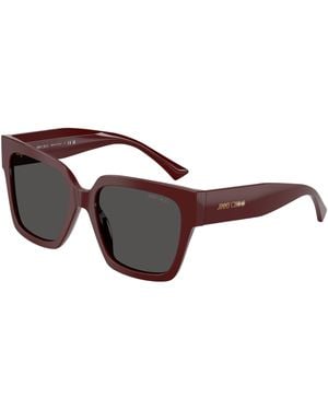 Jimmy Choo Jc5047B 505787 Sunglasses Acetate Squared Normal - Black