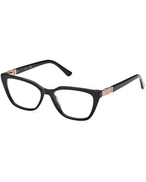 Guess Gu2941 001 Optical Frames Acetate Squared Normal - Black
