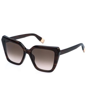 Furla Sfu978 07Hl Sunglasses Acetate Squared Normal Nuanced - Black