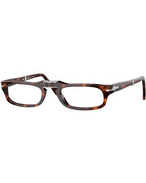 Persol Po2886V 24 Optical Frames Acetate Transparent Squared Normal - Black
