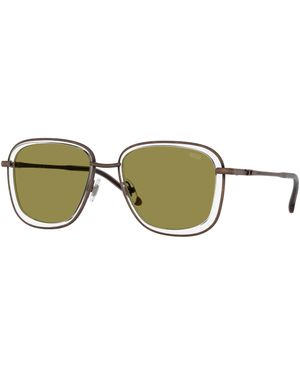 DIESEL Dl1017 1040/2 Sunglasses Metal Squared Normal - Green