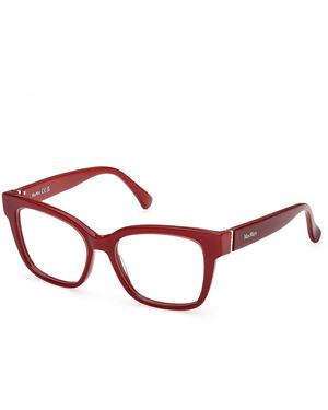 Max Mara Mm5206 069 Optical Frames Acetate Squared Normal - Black