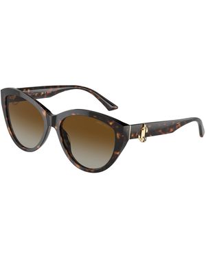 Jimmy Choo Jc5007 5002T5 Sunglasses Acetate Pantos Polarized Shaded - Black