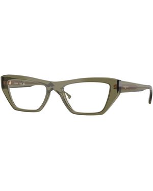 Vogue Eyewear Vo5701U 3289 Optical Frames Acetate Transparent Cat Eye Normal - Black