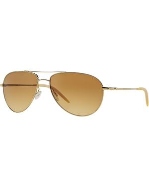 Oliver Peoples Ov1002S Benedict 524251 Sunglasses Metal Pilot Photochromic Nuanced - Black