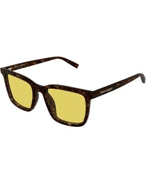 Saint Laurent Sl 500 008 Sunglasses Acetate Squared - Black
