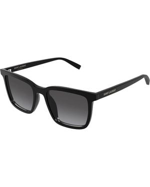 Saint Laurent Sl 500 006 Sunglasses Acetate Squared - Black