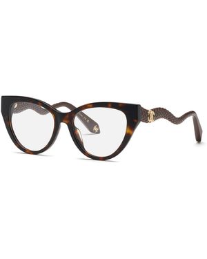 Roberto Cavalli Vrc118M 743 Optical Frames Acetate Butterfly - Black