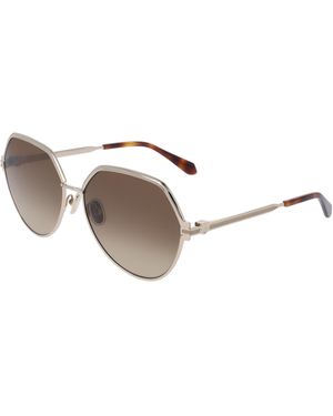 Ferragamo Sf325S 745 Sunglasses Metal Normal - Black
