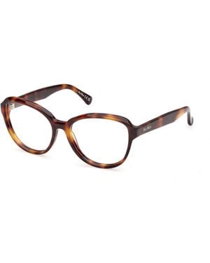 Max Mara Mm5249 52 Optical Frames Round Normal - Black